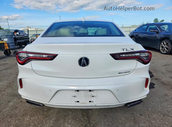 19UUB6F41MA002902 2021 ACURA TLX White Հետևի տեսք