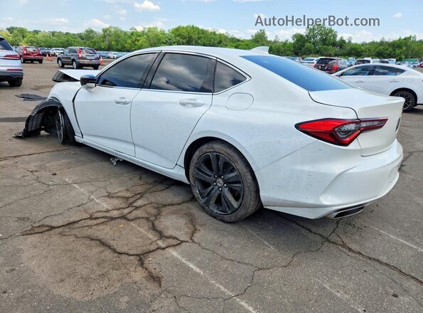 19UUB6F43MA004618 2021 ACURA TLX White Tył lewy
