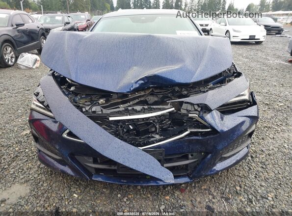 19UUB6F46NA001536 2022 ACURA TLX Blue Instrument cluster view