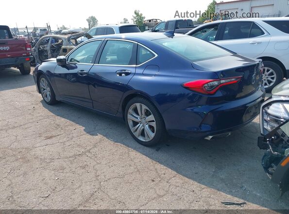 19UUB6F49MA007572 2021 ACURA TLX Blue Trasero izquierdo