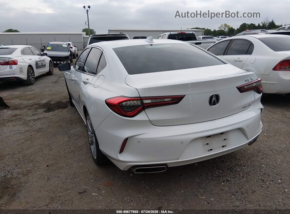 19UUB6F4XMA006334 2021 ACURA TLX White Trasero izquierdo