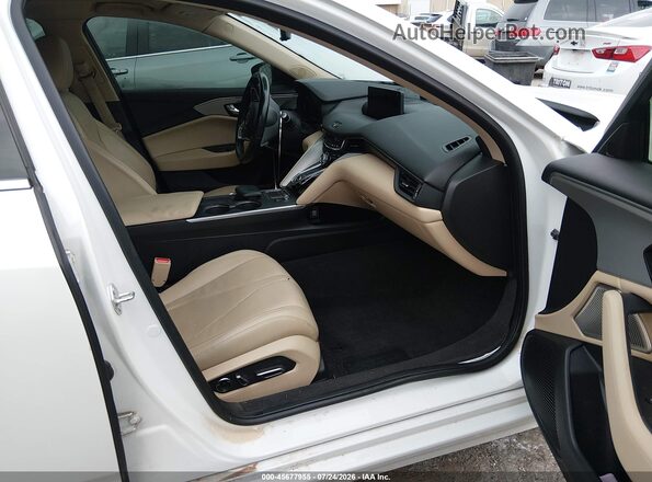 19UUB6F4XMA006334 2021 ACURA TLX White Vista interior delantera