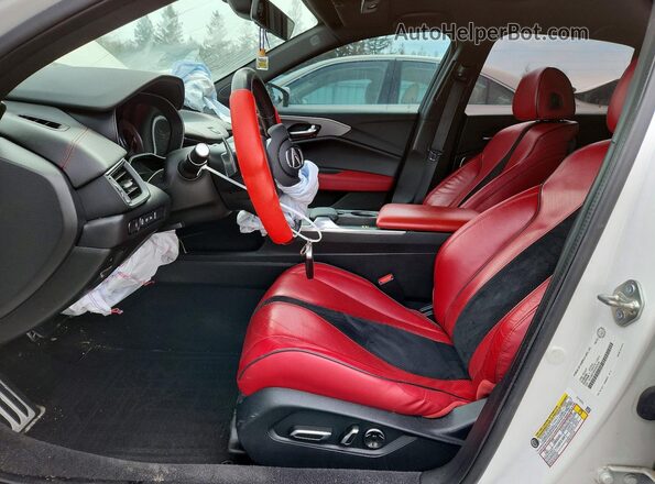 19UUB6F50MA800638 2021 ACURA TLX White Вид салону спереду