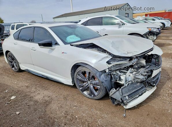 19UUB6F50MA800638 2021 ACURA TLX White Передня права чверть