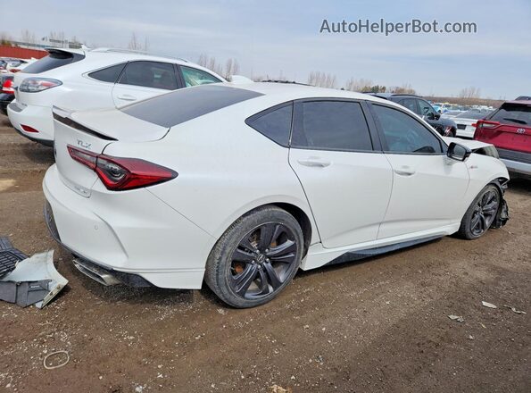 19UUB6F50MA800638 2021 ACURA TLX White Задня права чверть