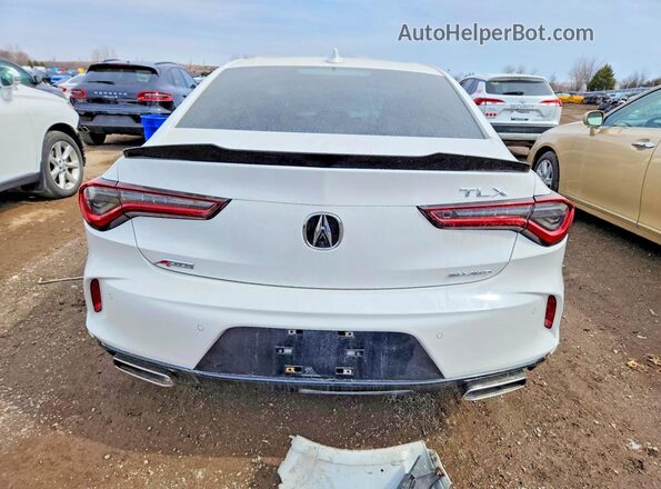 19UUB6F50MA800638 2021 ACURA TLX White Вид ззаду