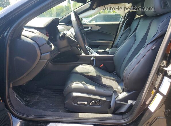 19UUB6F52MA011696 2021 ACURA TLX Black Widok wnętrza z przodu