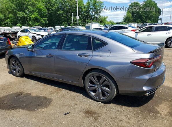 19UUB6F52PA003151 2023 ACURA TLX Charcoal Rear left