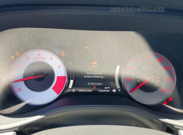 19UUB6F52PA003151 2023 ACURA TLX Charcoal Instrument cluster view
