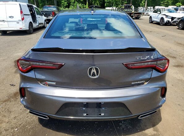 19UUB6F52PA003151 2023 ACURA TLX Charcoal Rear view
