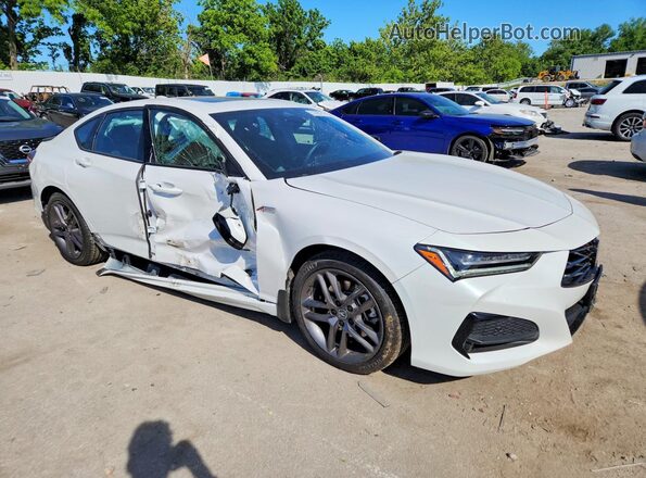 19UUB6F54SA003550 2025 ACURA TLX White Առջևի աջ