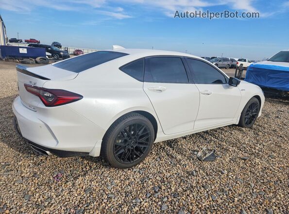 19UUB6F55NA000631 2022 ACURA TLX White Задня права чверть