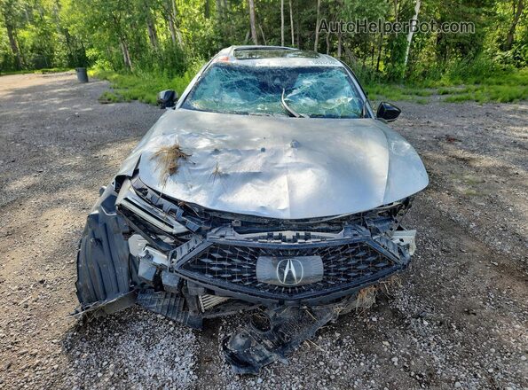19UUB6F56MA802586 2021 ACURA TLX Silver Դիմացի տեսք