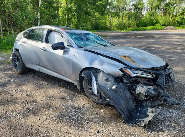 19UUB6F56MA802586 2021 ACURA TLX Silver Առջևի աջ