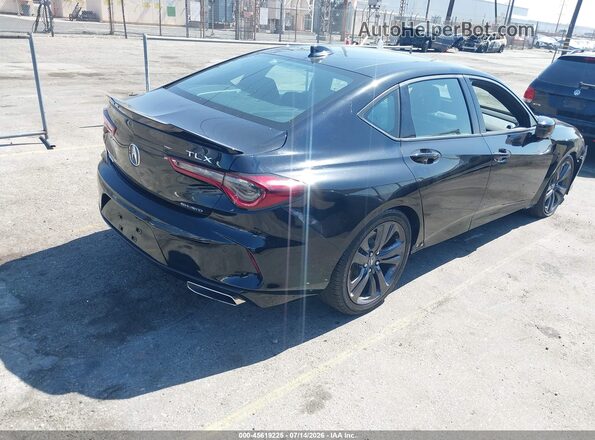 19UUB6F57NA001845 2022 ACURA TLX Black უკანა მარჯვენა