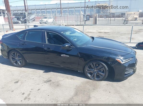 19UUB6F57NA001845 2022 ACURA TLX Black უკანა სალონის ხედი