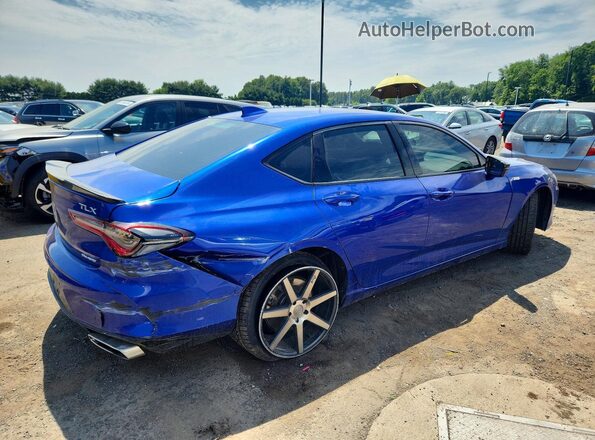 19UUB6F58MA000282 2021 ACURA TLX Blue Հետևի աջ