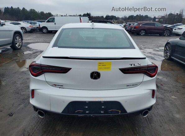 19UUB6F58SA005379 2025 ACURA TLX White Widok z tyłu