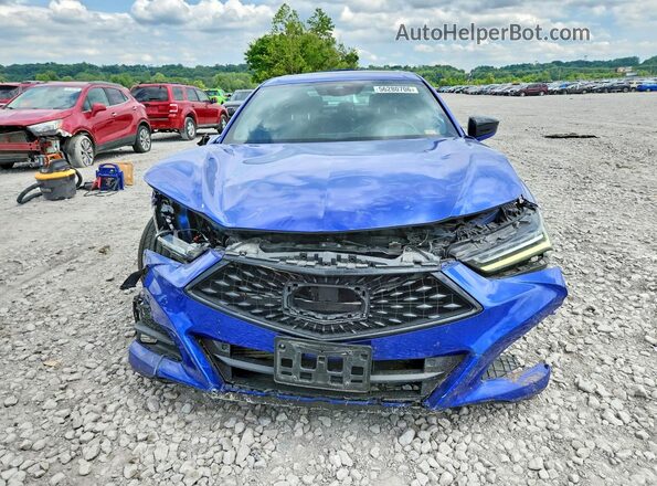 19UUB6F5XMA000560 2021 ACURA TLX Blue Front view
