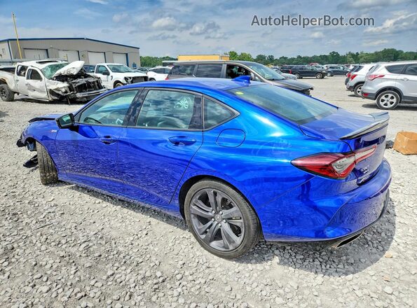 19UUB6F5XMA000560 2021 ACURA TLX Blue Rear left