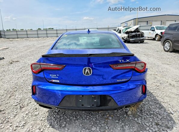 19UUB6F5XMA000560 2021 ACURA TLX Blue Rear view