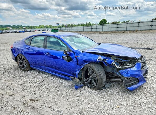 19UUB6F5XMA000560 2021 ACURA TLX Blue Front right