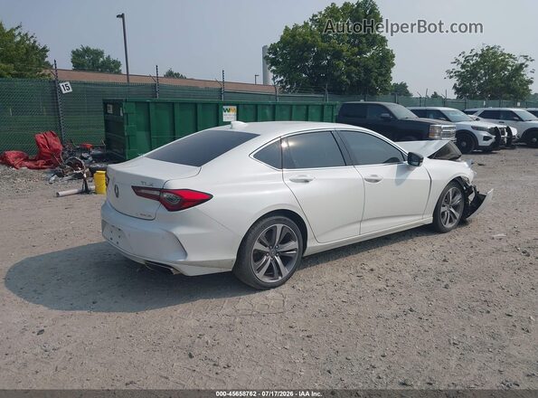 19UUB6F61MA000326 2021 ACURA TLX Белый Задняя правая четверть