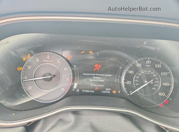 19UUB6F67MA004395 2021 ACURA TLX White Սարքավորումների վահանակի տեսք