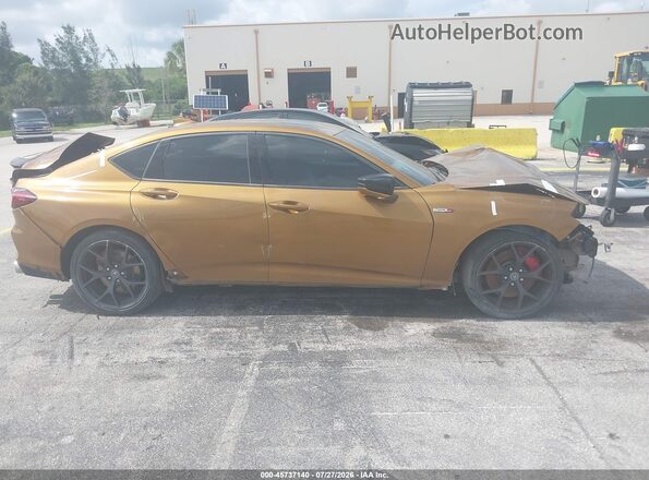 19UUB7F00NA002104 2022 ACURA TLX Brown Rear interior view