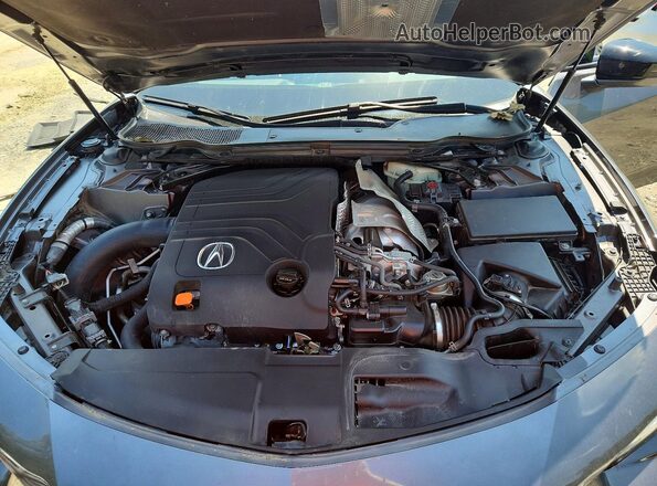 19UUB7F02PA003368 2023 ACURA TLX Gray Вид задньої частини салону