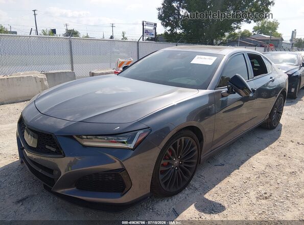 19UUB7F03NA001836 2022 ACURA TLX Gray Front left