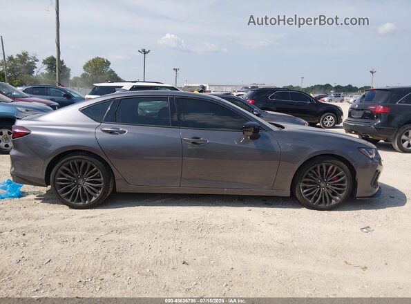 19UUB7F03NA001836 2022 ACURA TLX Gray Rear interior view