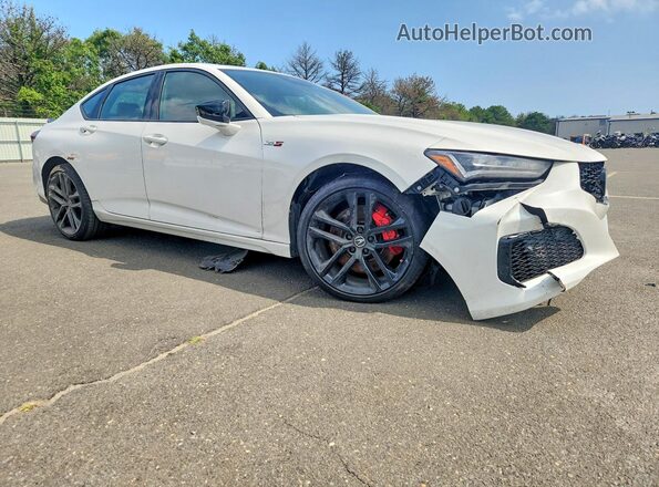 19UUB7F03SA000889 2025 ACURA TLX White Przód prawy