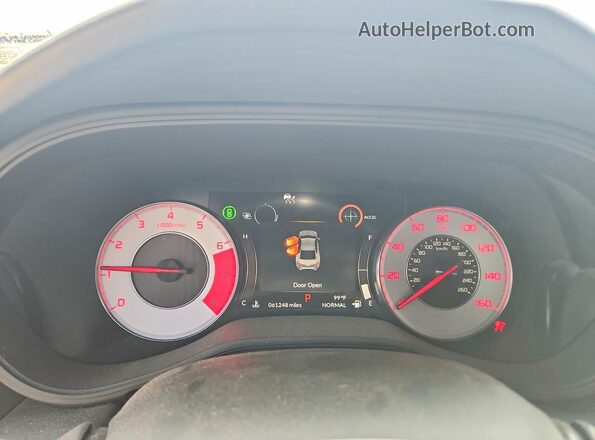 19UUB7F09NA001436 2022 ACURA TLX Blue Vista del cuadro de instrumentos