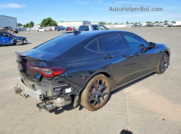 19UUB7F93PA001417 2023 ACURA TLX Black Հետևի աջ