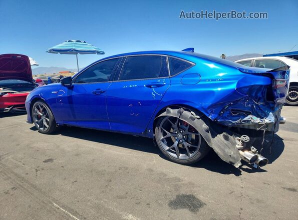 19UUB7F93PA002647 2023 ACURA TLX Blue Հետևի ձախ