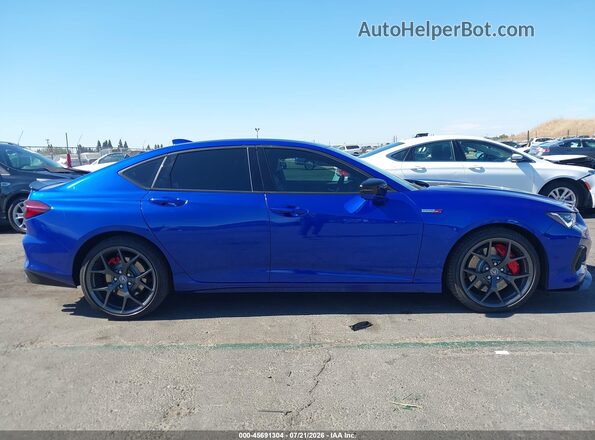 19UUB7F93PA003930 2023 ACURA TLX Blue Rear interior view