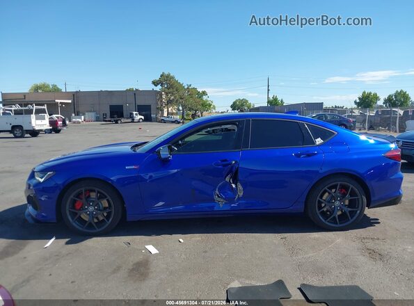 19UUB7F93PA003930 2023 ACURA TLX Blue 360 interior view