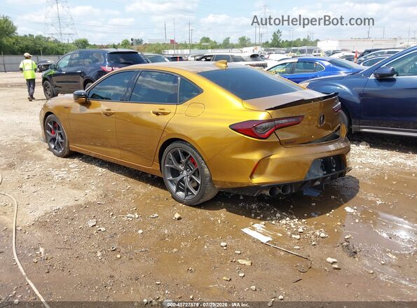 19UUB7F95NA000086 2022 ACURA TLX Orange Trasero izquierdo