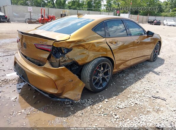 19UUB7F95NA000086 2022 ACURA TLX Orange Trasero derecho