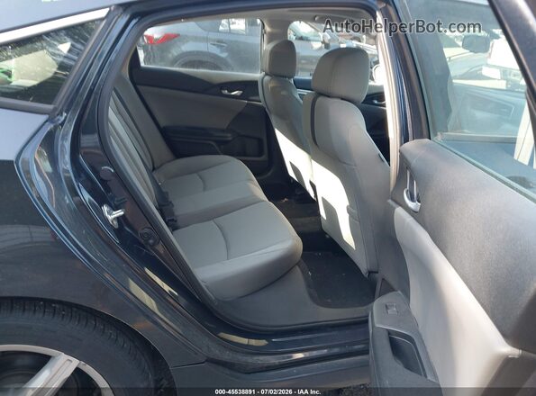 19XFC1E35HE022167 2017 HONDA CIVIC Black Вид наклейки з VIN-кодом