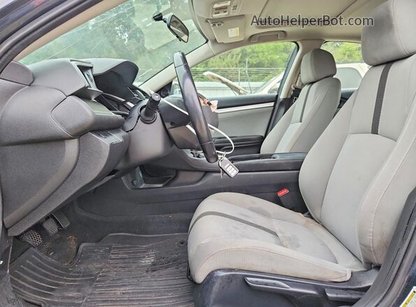 19XFC1E39JE002509 2018 HONDA CIVIC Gray Vista interior delantera