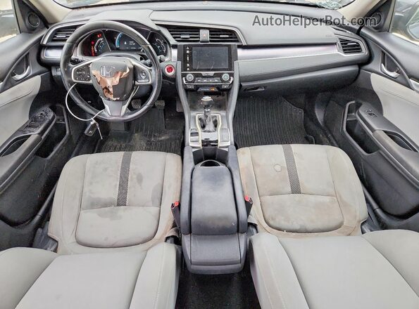 19XFC1E39JE002509 2018 HONDA CIVIC Gray Vista del salpicadero