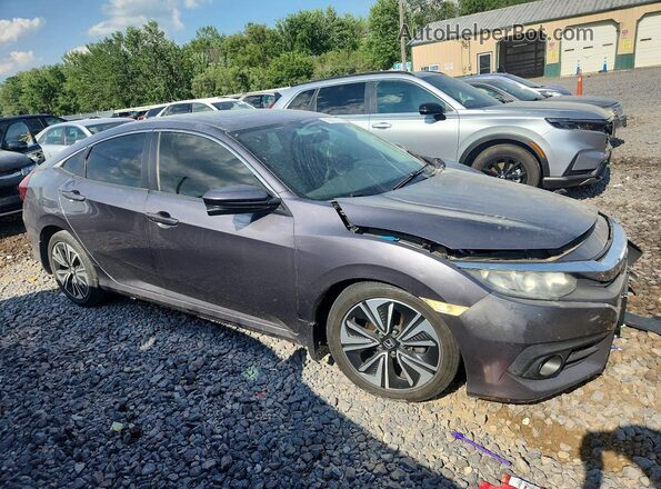19XFC1F30GE041173 2016 HONDA CIVIC Gray Przód prawy