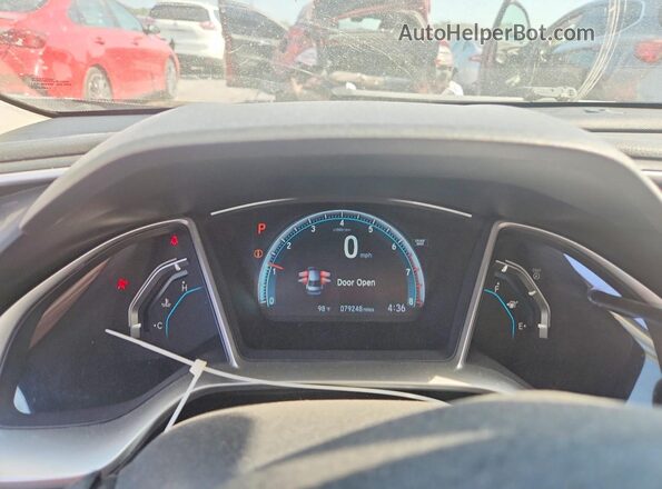 19XFC1F30GE041173 2016 HONDA CIVIC Gray Widok zestawu wskaźników