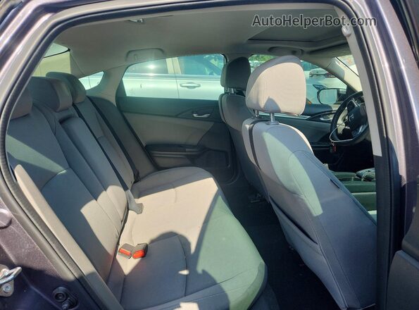 19XFC1F30GE041173 2016 HONDA CIVIC Gray Widok tylnych siedzeń