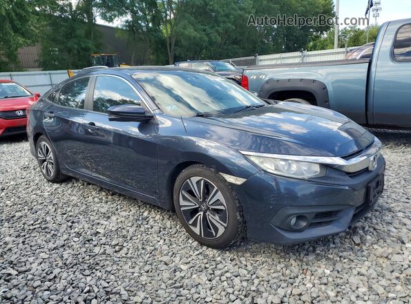 19XFC1F30HE016310 2017 HONDA CIVIC Синий Передняя правая четверть