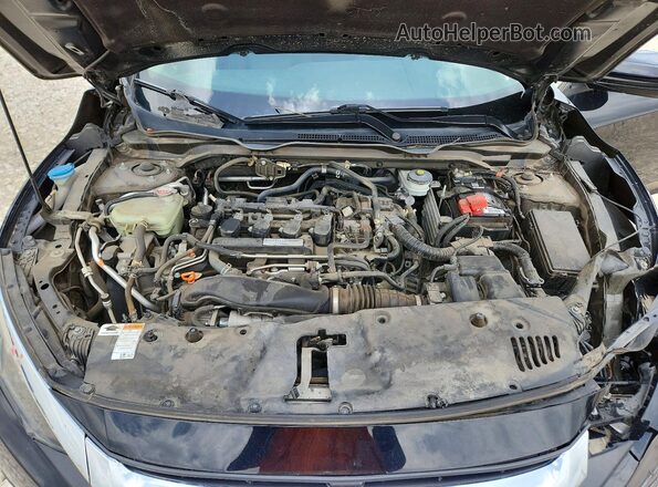 19XFC1F30HE024164 2017 HONDA CIVIC Black Սալոնի հետևի տեսք