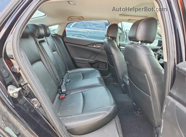 19XFC1F30HE024164 2017 HONDA CIVIC Black Հետևի նստատեղերի տեսք
