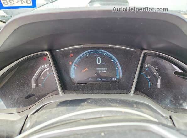 19XFC1F30HE024164 2017 HONDA CIVIC Black Սարքավորումների վահանակի տեսք